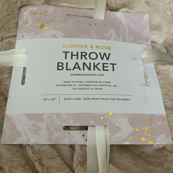 Summer &Rose blanket